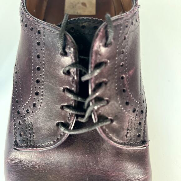 Allen Edmonds Strand Cap-Toe Brown Leather Oxford Dress Shoes Men 9